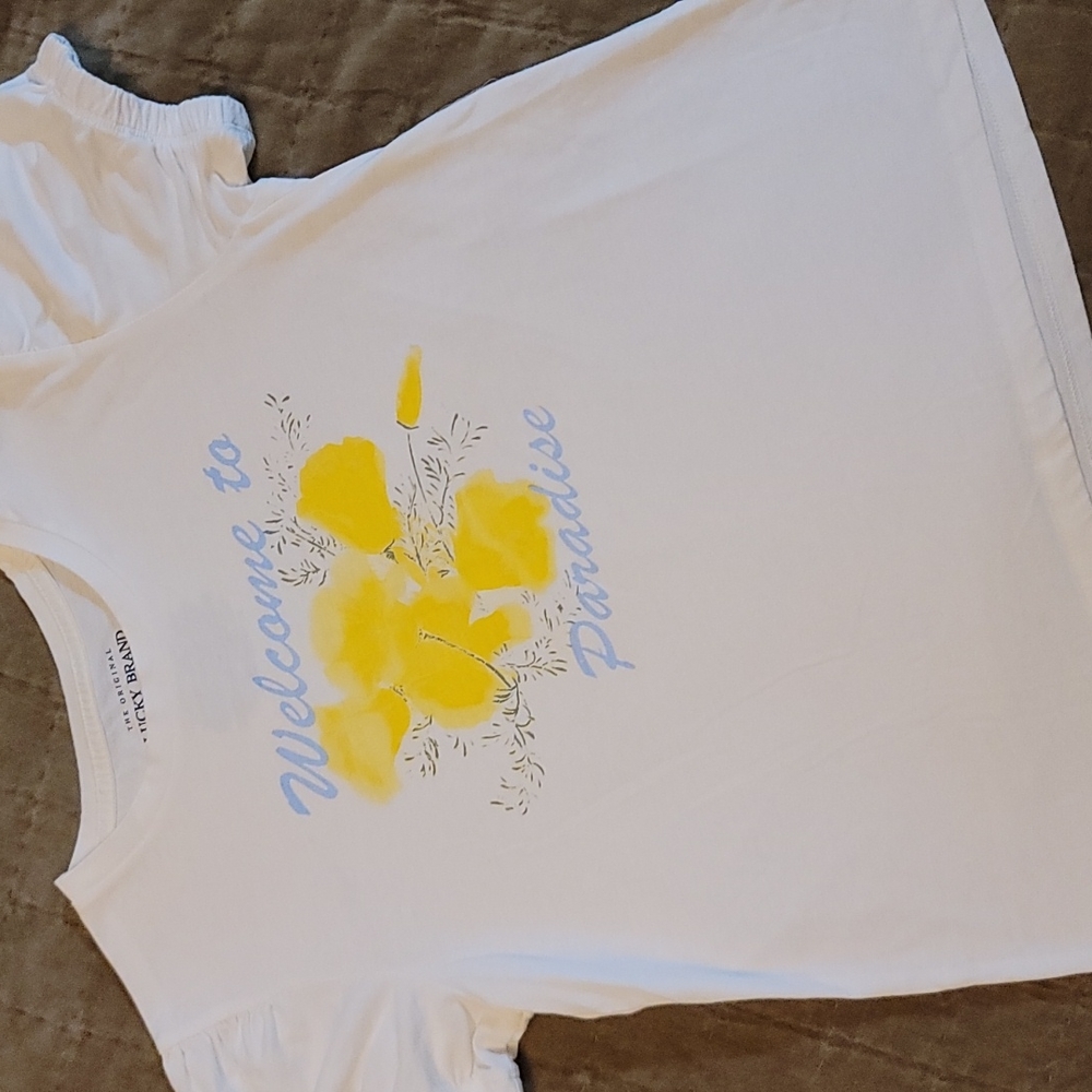 Lucky Brand Girls 'Welcome to Paradise' Tee • XL